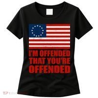 Betsy Ross I'm Offended That You're Offended Women's T-Shirt thumb 0