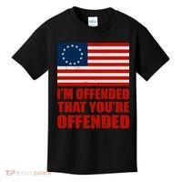 Betsy Ross I'm Offended That You're Offended Kids T-Shirt thumb 0