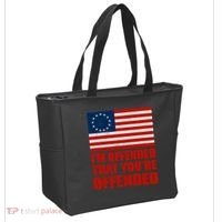 Betsy Ross I'm Offended That You're Offended Tote Bag thumb 2