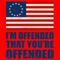 Betsy Ross I'm Offended That You're Offended Santa Hat thumb 1