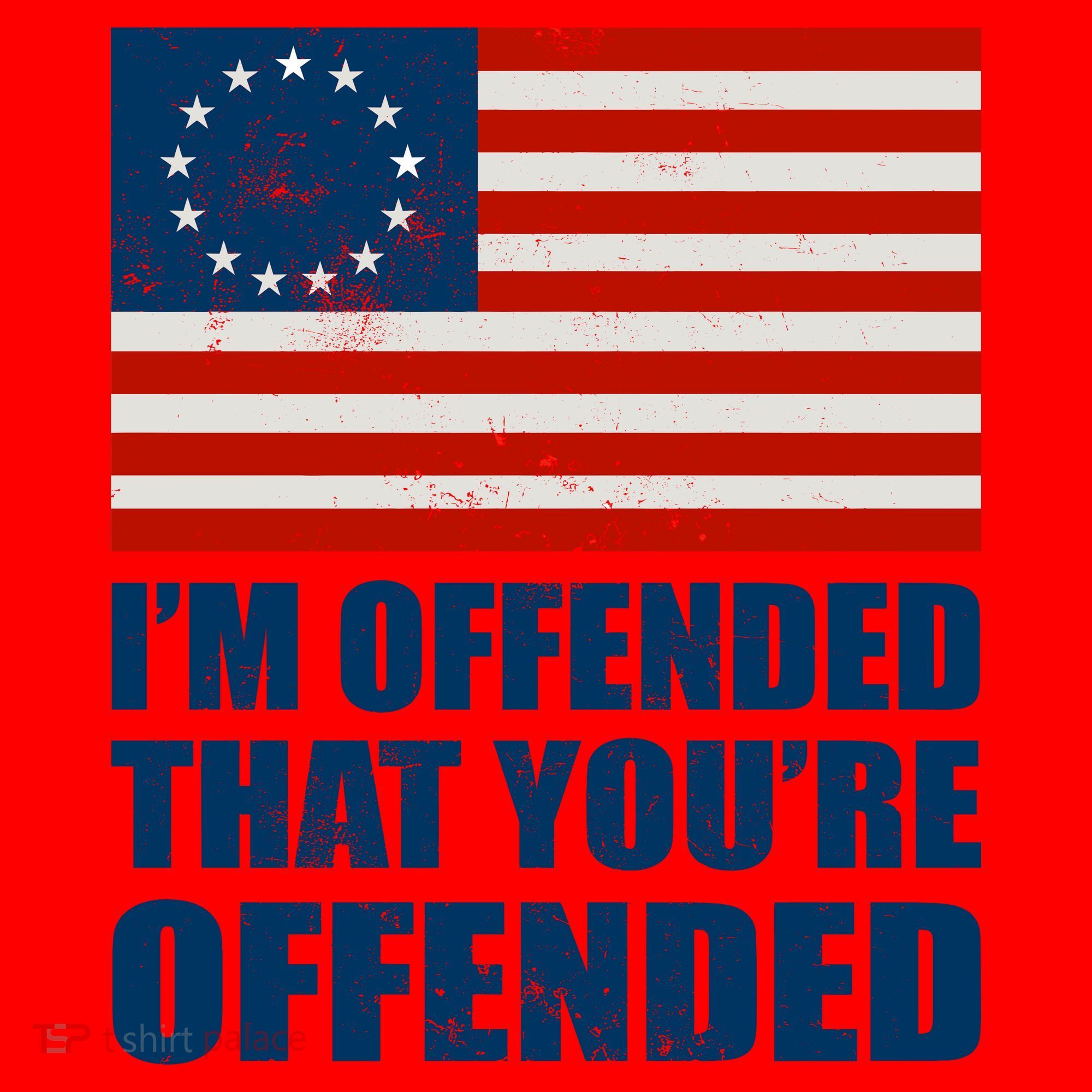 Betsy Ross I'm Offended That You're Offended Santa Hat