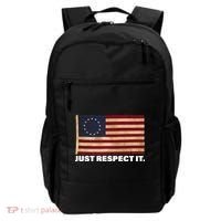 Betsy Ross Original Colonies Just Respect It Backpack thumb 0