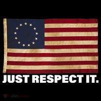 Betsy Ross Original Colonies Just Respect It Ornament thumb 1