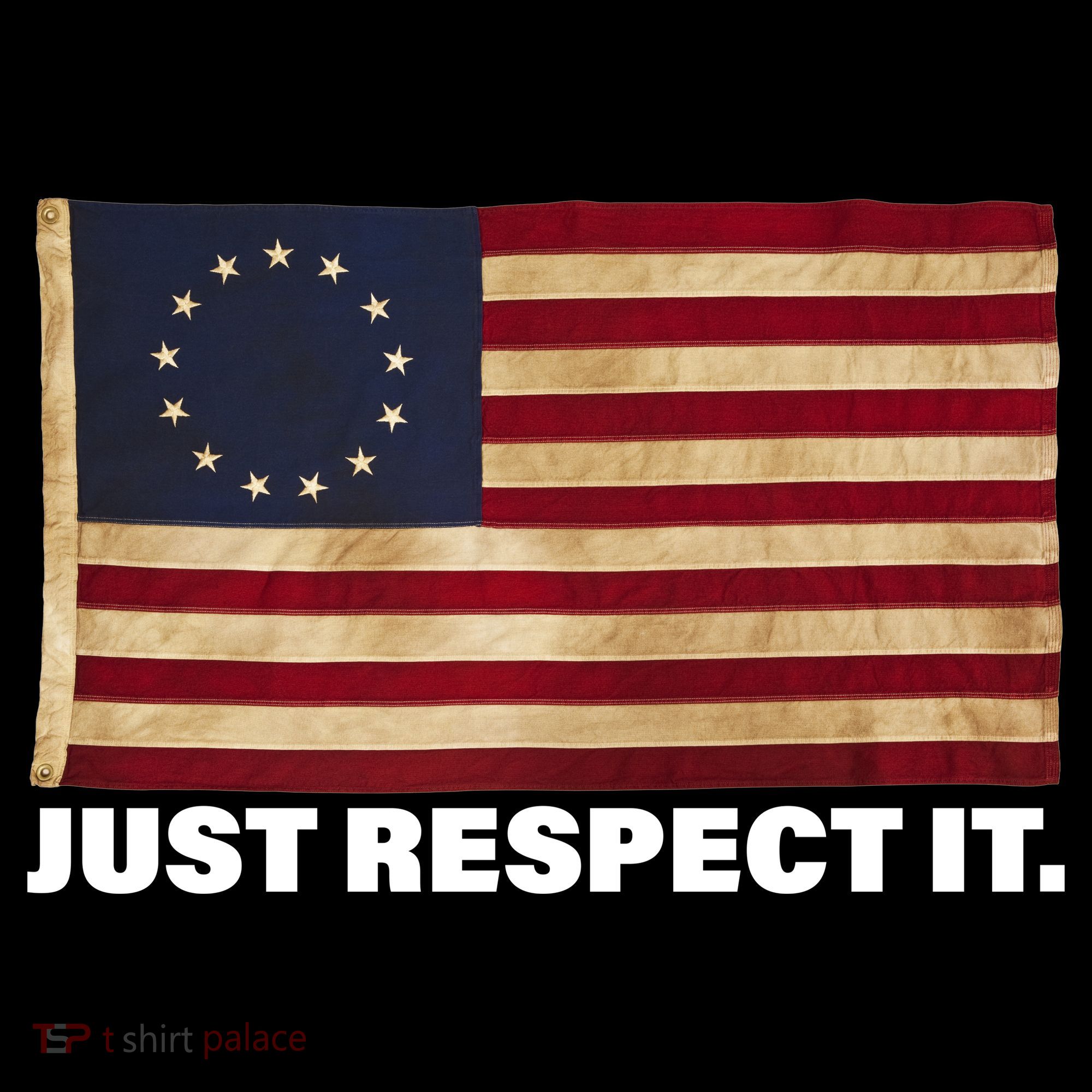 Betsy Ross Original Colonies Just Respect It Ornament