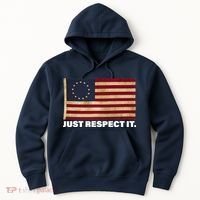 Betsy Ross Original Colonies Just Respect It Hoodie thumb 0