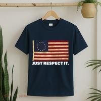 Betsy Ross Original Colonies Just Respect It T-Shirt thumb 2