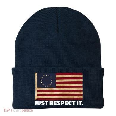 Betsy Ross Original Colonies Just Respect It Beanie