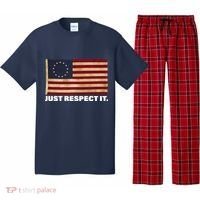 Betsy Ross Original Colonies Just Respect It Pajama Set thumb 0