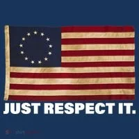 Betsy Ross Original Colonies Just Respect It Women's Hoodie thumb 2