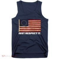 Betsy Ross Original Colonies Just Respect It Tank Top thumb 0