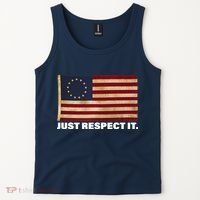 Betsy Ross Original Colonies Just Respect It Tank Top thumb 2