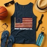Betsy Ross Original Colonies Just Respect It Tank Top thumb 4