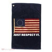 Betsy Ross Original Colonies Just Respect It Golf Towel thumb 0