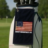 Betsy Ross Original Colonies Just Respect It Golf Towel thumb 2