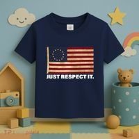 Betsy Ross Original Colonies Just Respect It Toddler T-Shirt thumb 3