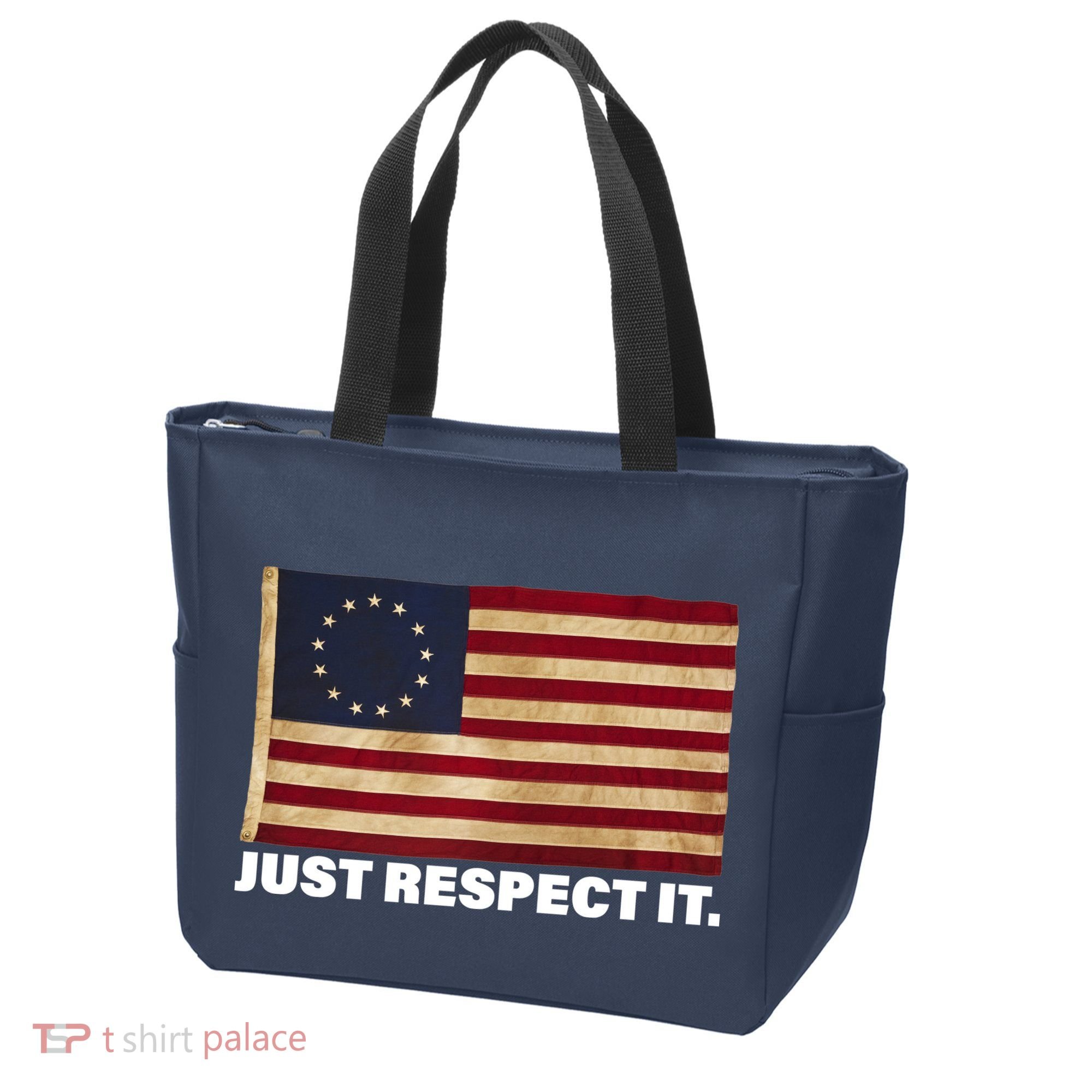 Betsy Ross Original Colonies Just Respect It Tote Bag