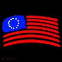 Betsy Ross Original Painted Flag Coaster thumb 2