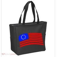 Betsy Ross Original Painted Flag Tote Bag thumb 2