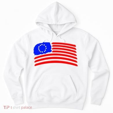 Betsy Ross Original Painted Flag Hoodie