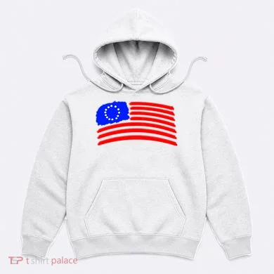 Betsy Ross Original Painted Flag Hoodie