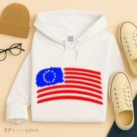 Betsy Ross Original Painted Flag Hoodie thumb 4