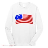 Betsy Ross Original Painted Flag Long Sleeve Shirt thumb 0