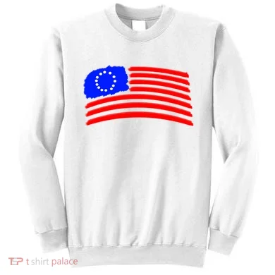 Betsy Ross Original Painted Flag Sweatshirt