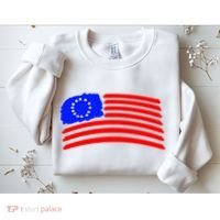 Betsy Ross Original Painted Flag Sweatshirt thumb 2