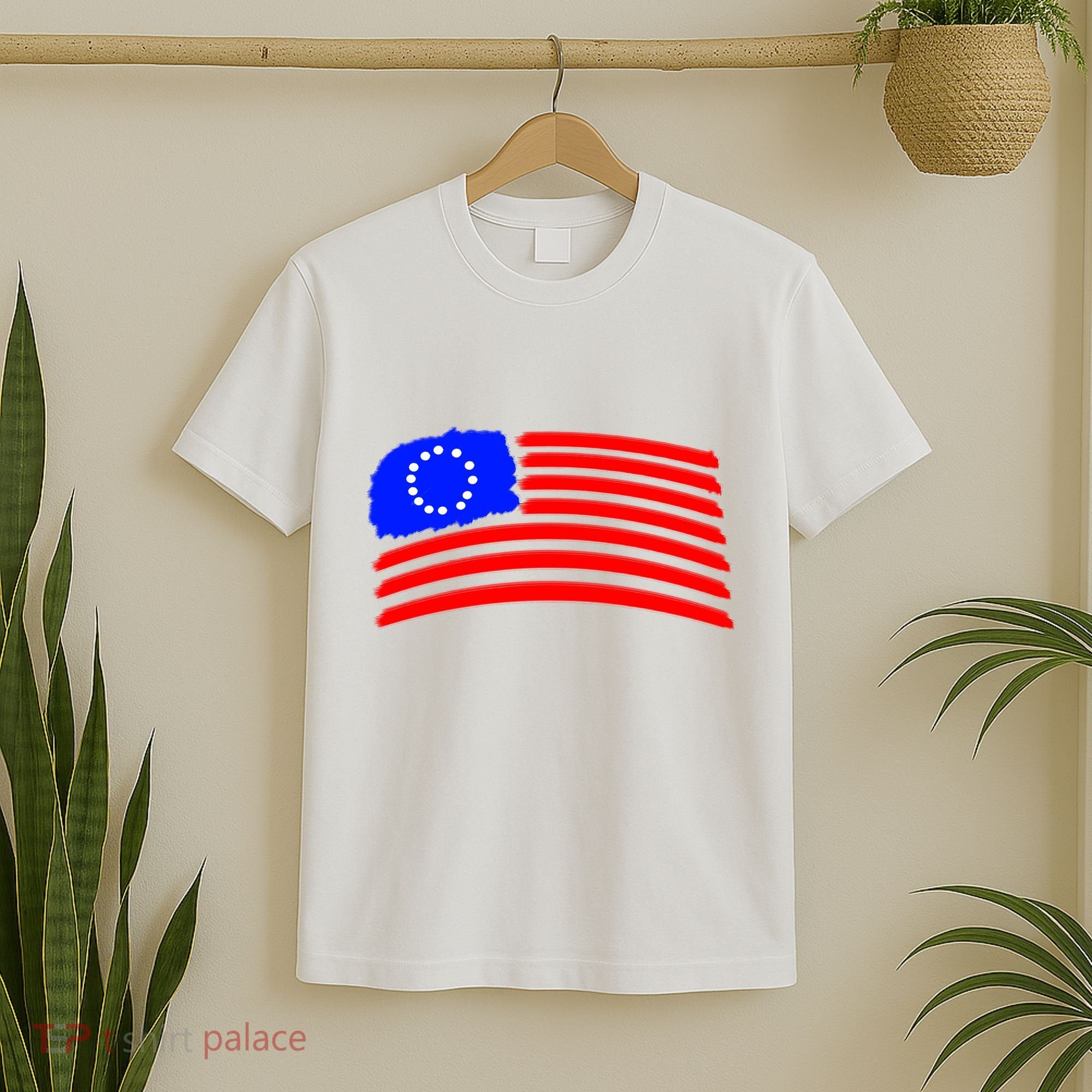 Betsy Ross Original Painted Flag T-Shirt