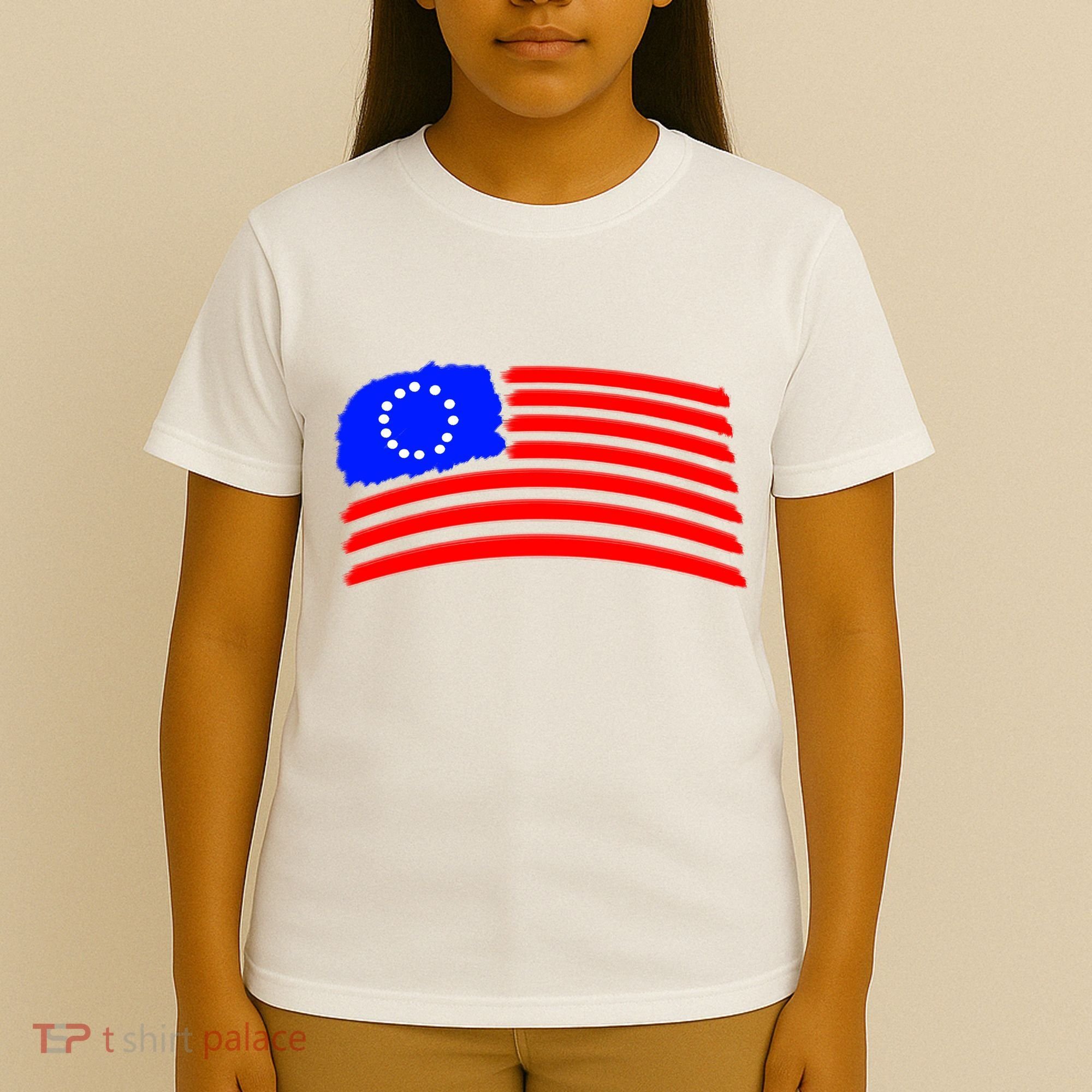 Betsy Ross Original Painted Flag T-Shirt