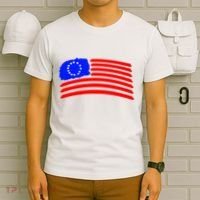 Betsy Ross Original Painted Flag T-Shirt thumb 6