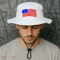 Betsy Ross Original Painted Flag Bucket Hat thumb 2