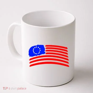 Betsy Ross Original Painted Flag Coffee Mug