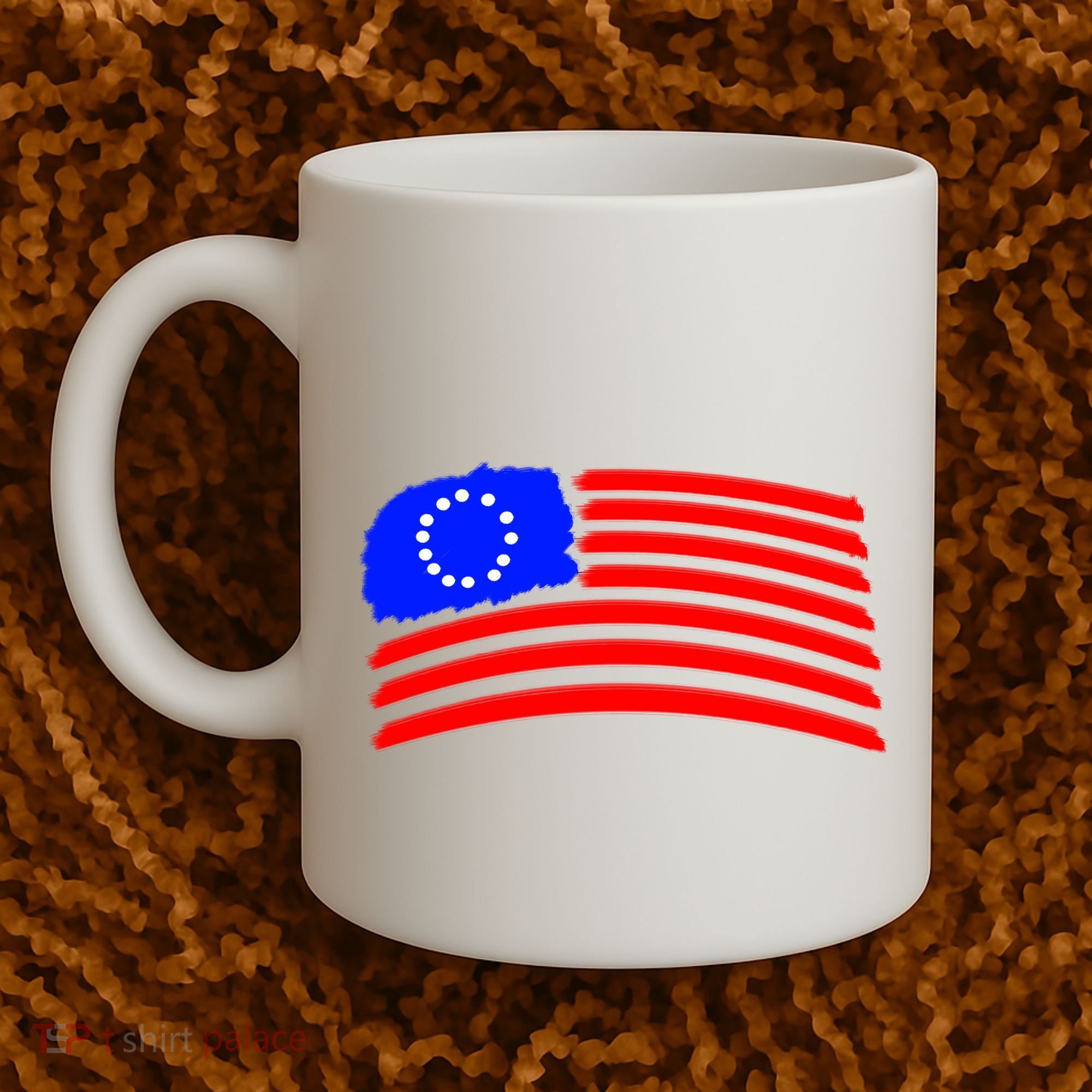Betsy Ross Original Painted Flag Coffee Mug