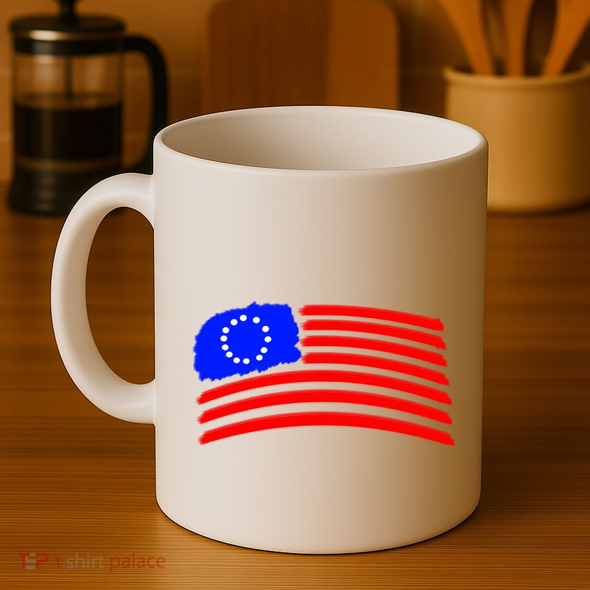 Betsy Ross Original Painted Flag Coffee Mug
