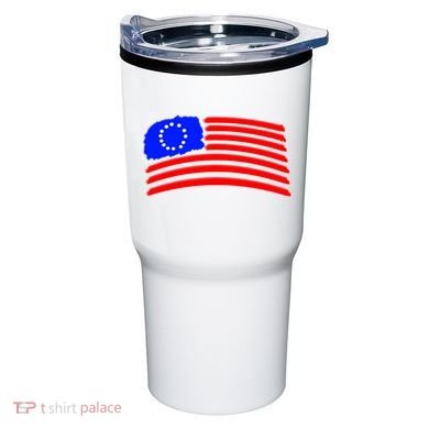 Betsy Ross Original Painted Flag Tumbler