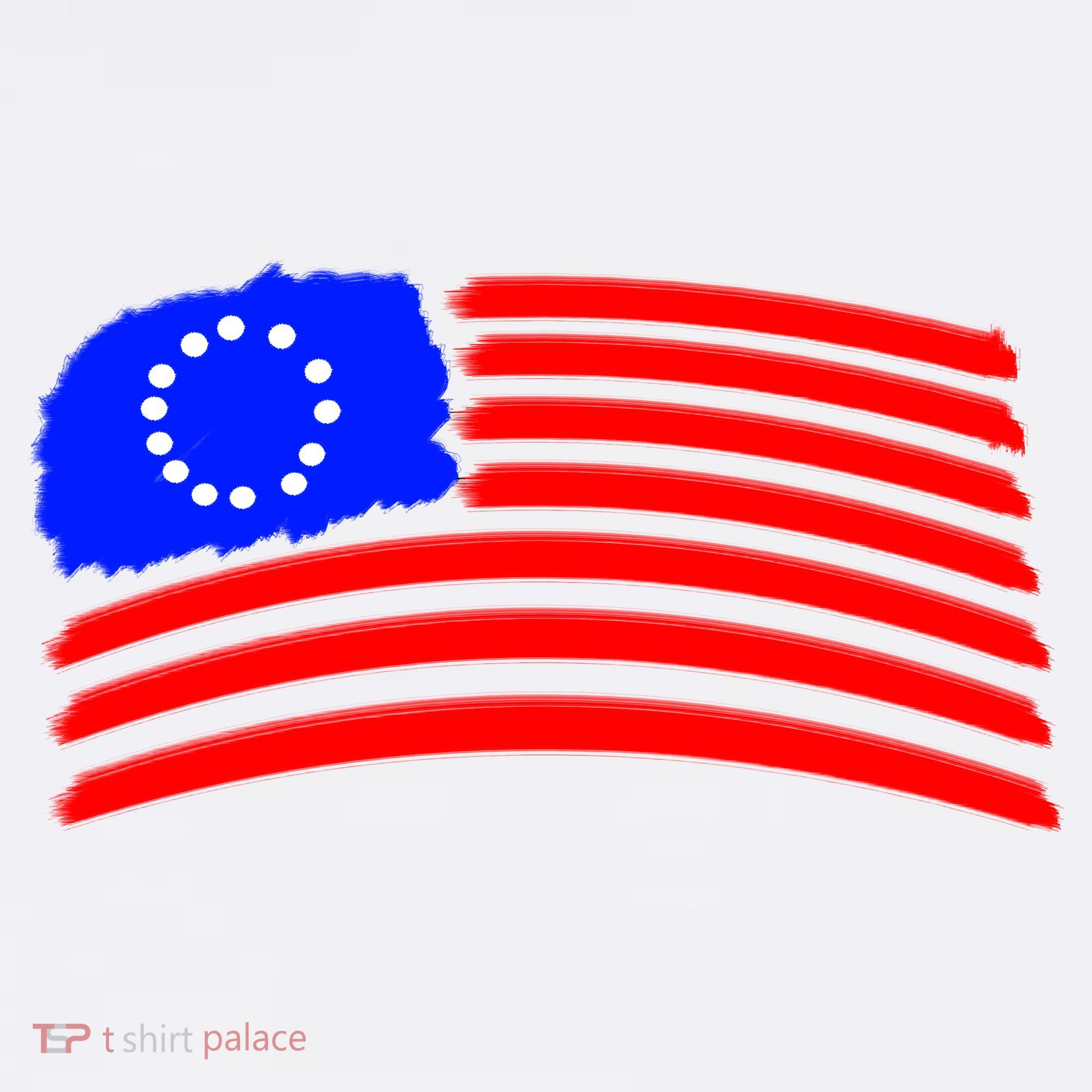 Betsy Ross Original Painted Flag Tumbler