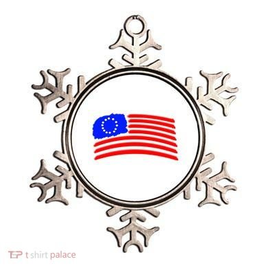 Betsy Ross Original Painted Flag Ornament