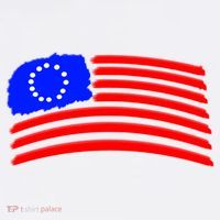 Betsy Ross Original Painted Flag Ornament thumb 1