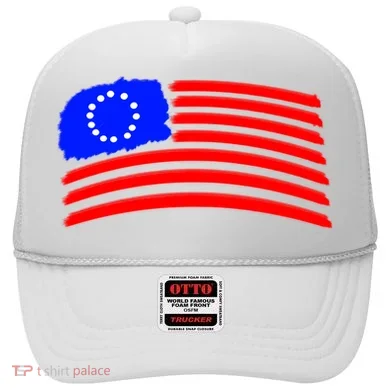 Betsy Ross Original Painted Flag Hat