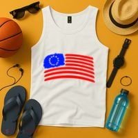 Betsy Ross Original Painted Flag Tank Top thumb 4