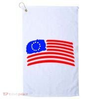 Betsy Ross Original Painted Flag Golf Towel thumb 0