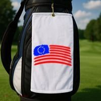Betsy Ross Original Painted Flag Golf Towel thumb 2