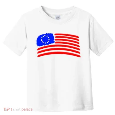 Betsy Ross Original Painted Flag Toddler T-Shirt