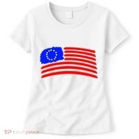 Betsy Ross Original Painted Flag Women's T-Shirt thumb 0