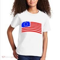 Betsy Ross Original Painted Flag Kids T-Shirt thumb 2