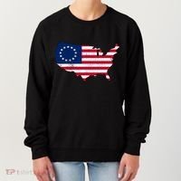 Betsy Ross USA Flag Revolutionary War Women's Sweatshirt thumb 0