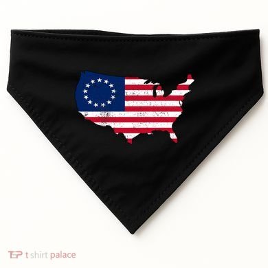 Betsy Ross USA Flag Revolutionary War USA-Made Doggie Bandana