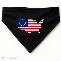Betsy Ross USA Flag Revolutionary War USA-Made Doggie Bandana thumb 0