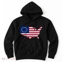 Betsy Ross USA Flag Revolutionary War Hoodie thumb 0